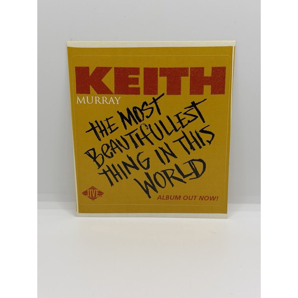 Rare Keith Murray It's A Beautiful Thing CD Record Store Promo Sticker Original